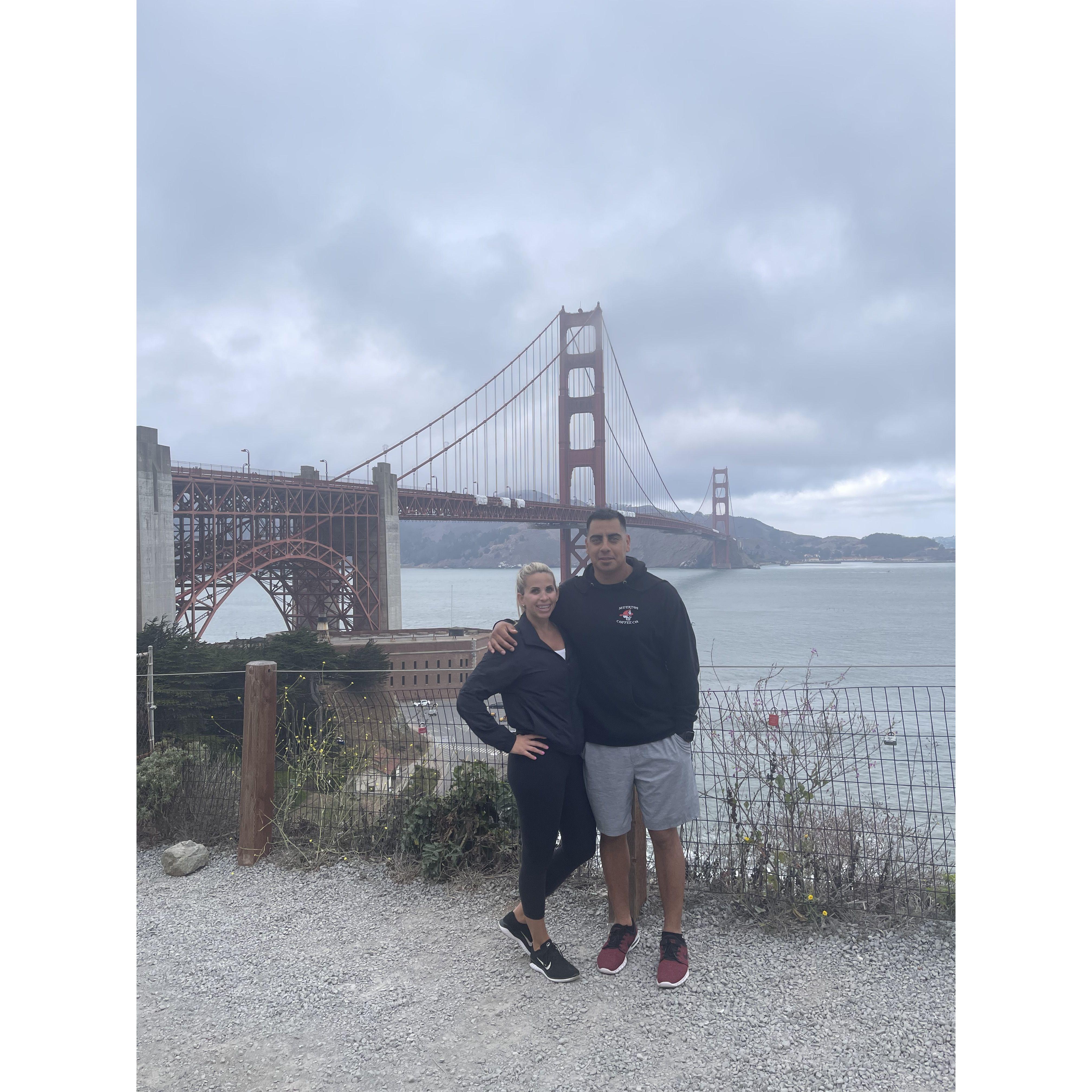 Walking SF-one of our fav activities together