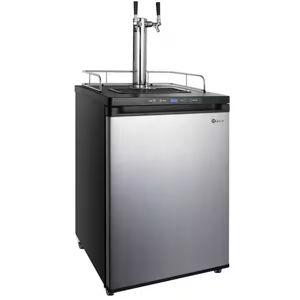 Dual Tap Stainless Steel Digital Kegerator by Kegco