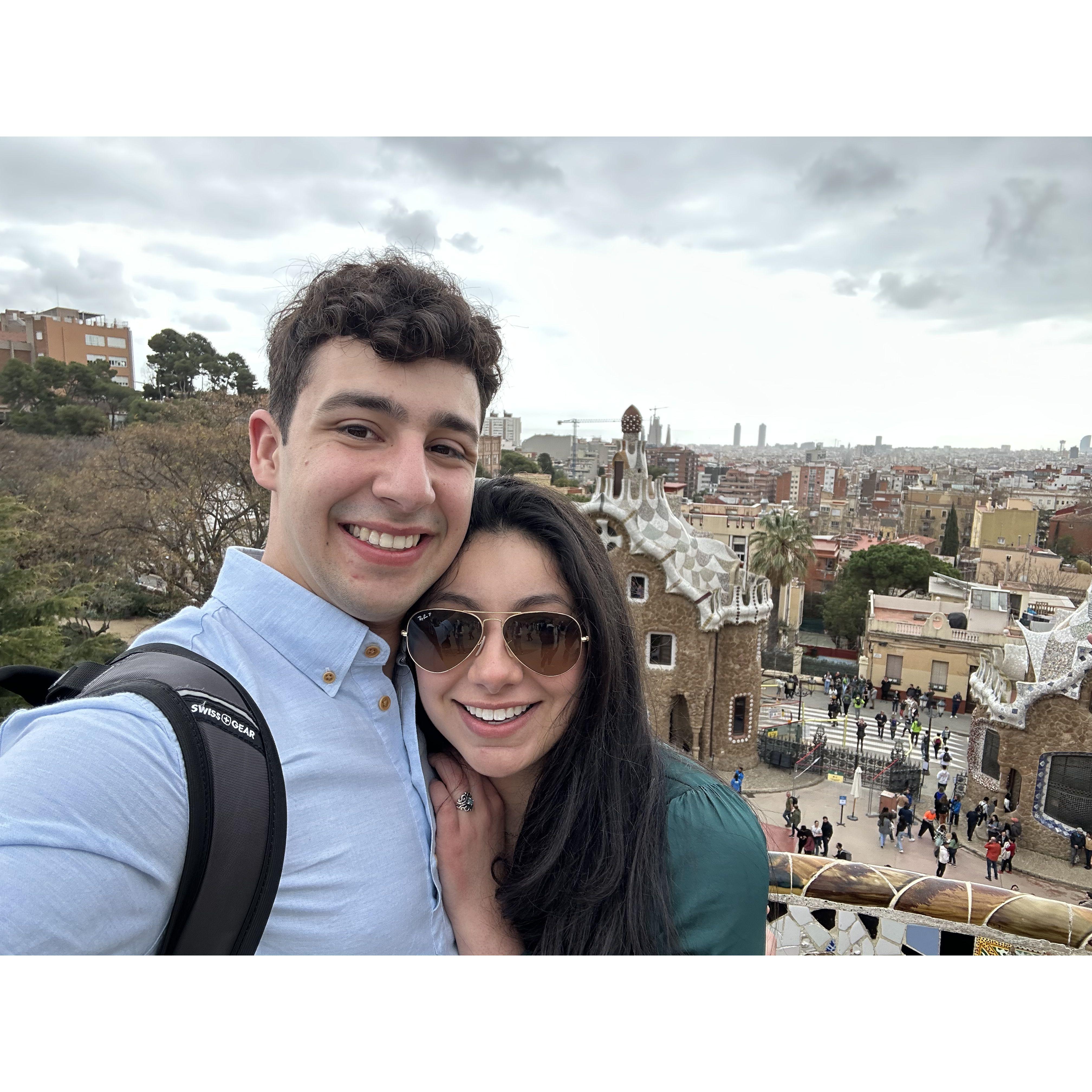 Visiting Park Güell in Spain