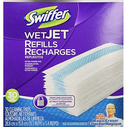 Swiffer 80224594 Wetjet Extra Power Pad Refills 30