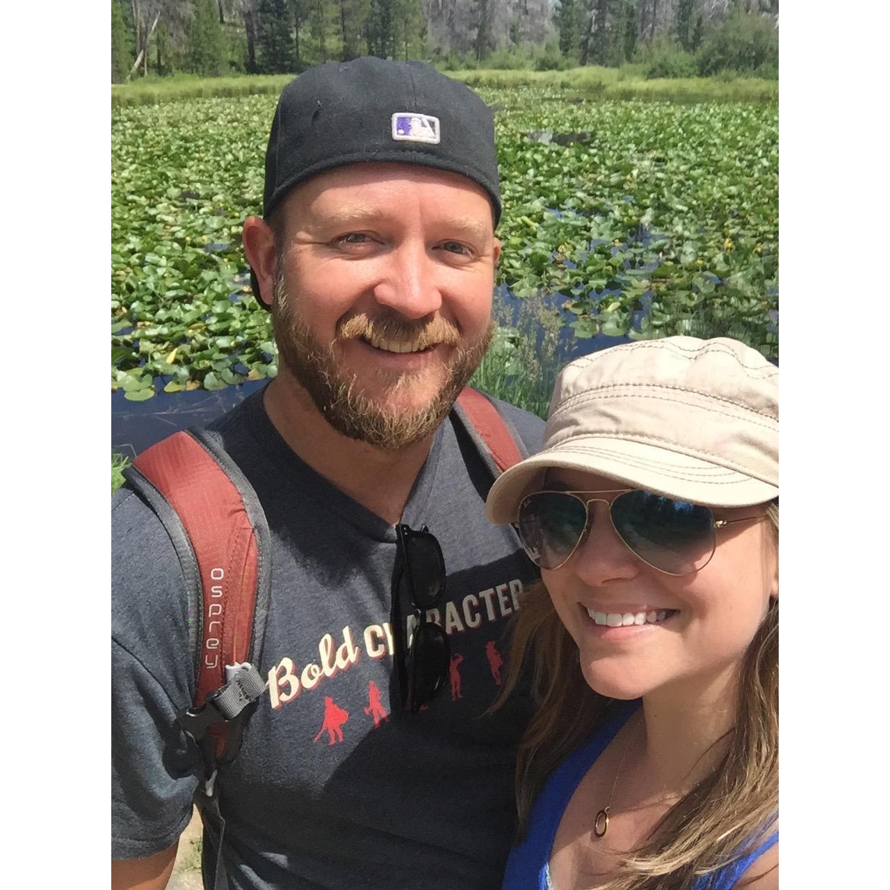 Our first selfie :) July 2016