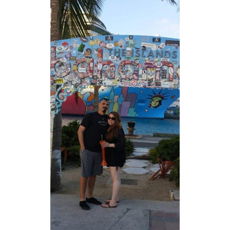 2016- Bahamas- 1st cruise together
