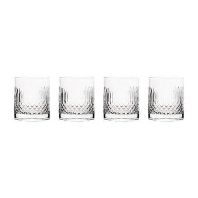 Luigi Bormioli Diamante Double Old Fashioned Glass (Set of 4)