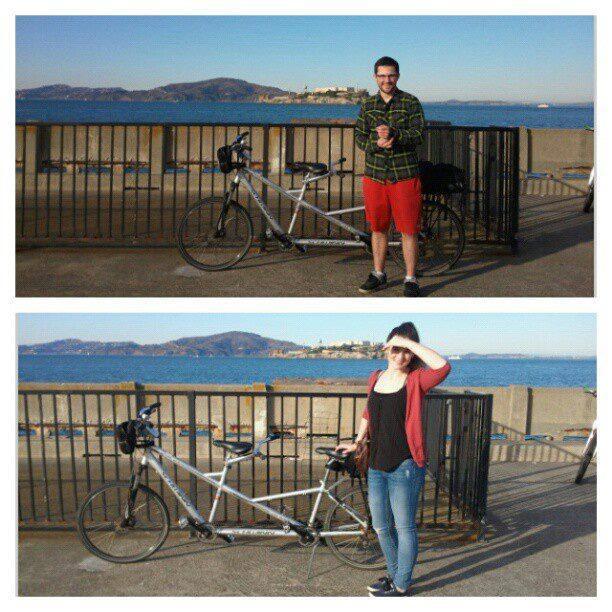 Tandem bike ride
San Francisco
2013