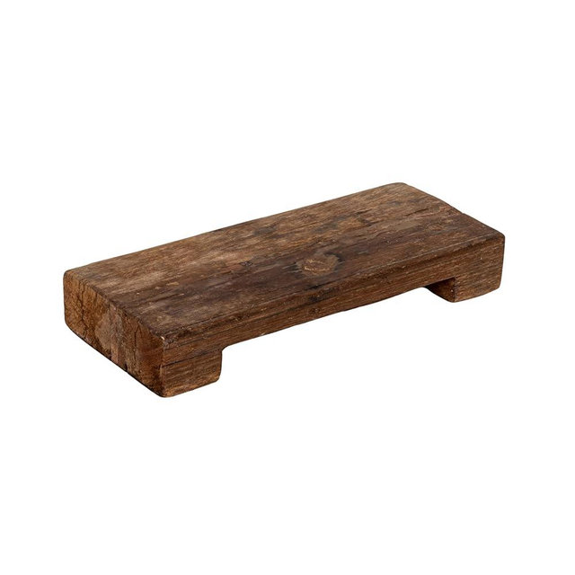 Creative Co-Op Found Decorative Wood Pedestal (Each one Will Vary)