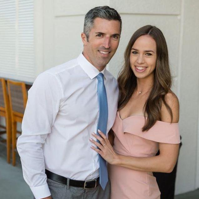 Our first wedding together as a couple in May 2017.