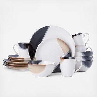 Caden 16-Piece Dinnerware Set, Service for 4