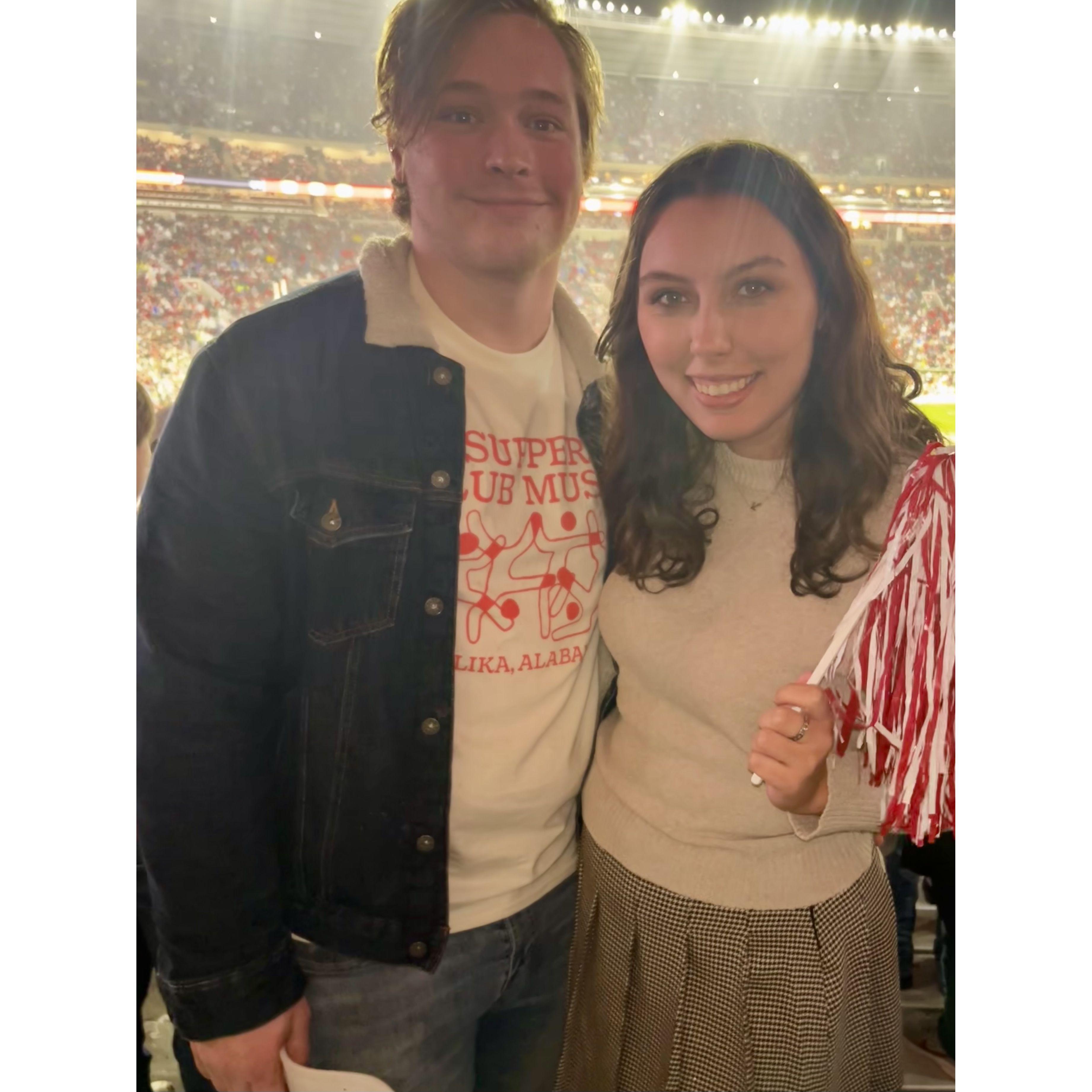 One of our first Bama games