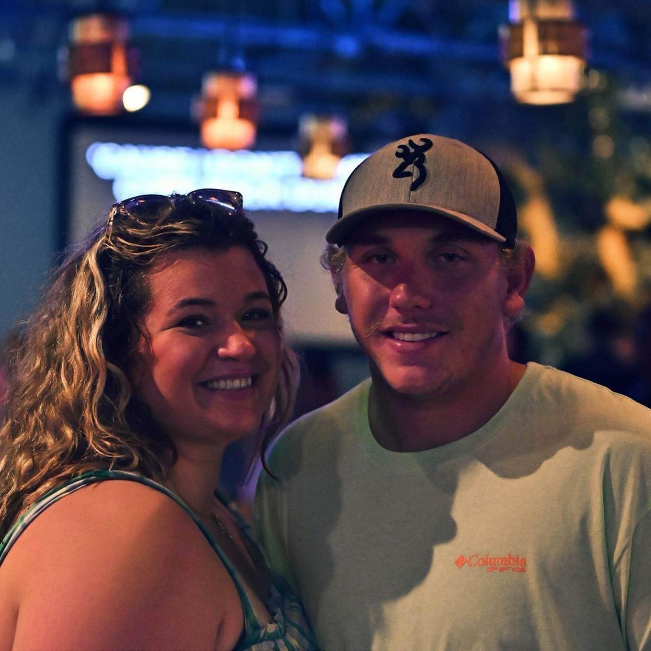 some random guy in the bar took this picture, the night we said "I love you" for the first time