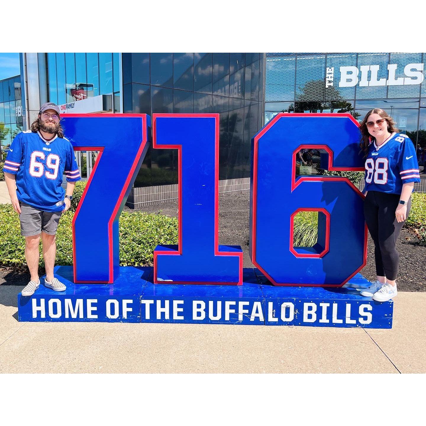 August 2022: Nick's first Bills game