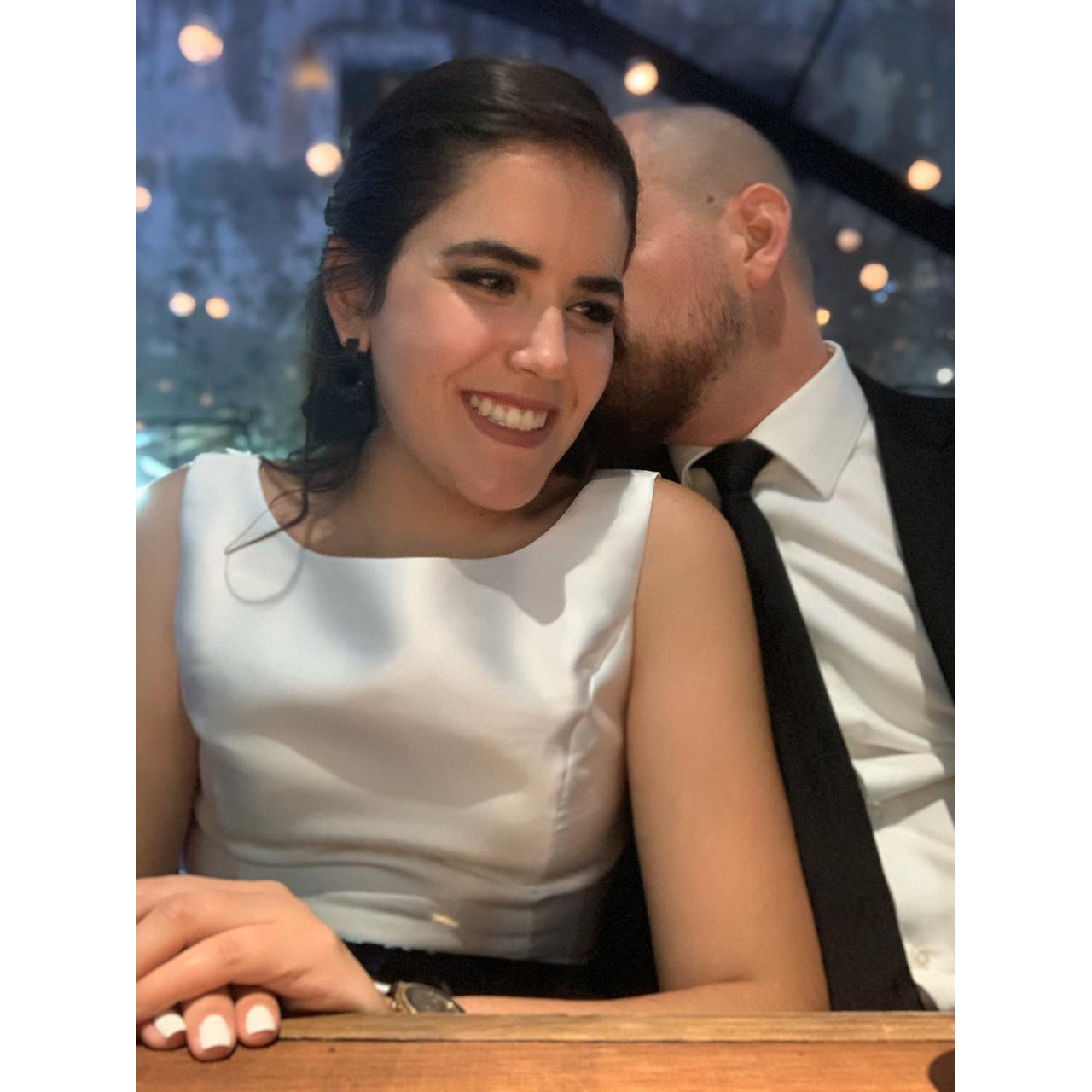 Disfrutando juntos.