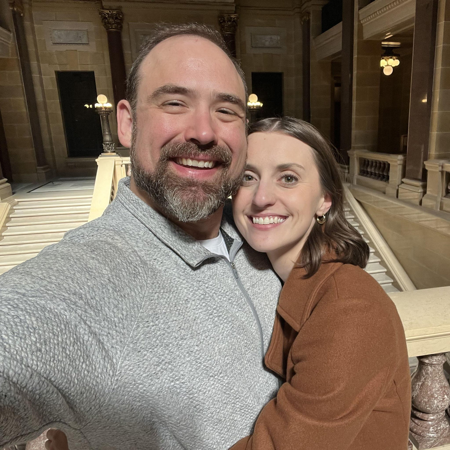 Touring our ceremony spot!