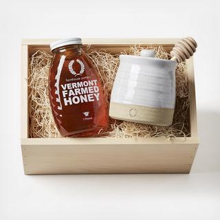 Honey & Beehive Honey Pot Gift Set