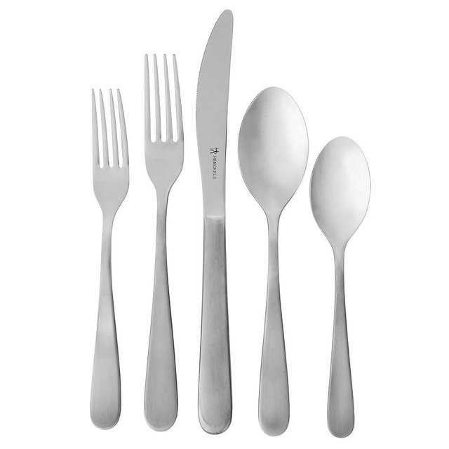 HENCKELS Lucena Flatware Set, 65-pc, Stainless Steel