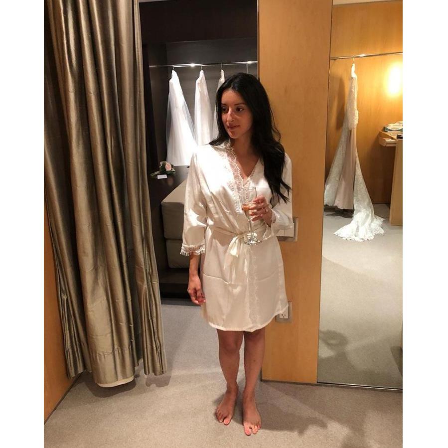 She said yes to the dress! Thank you Pronovias!