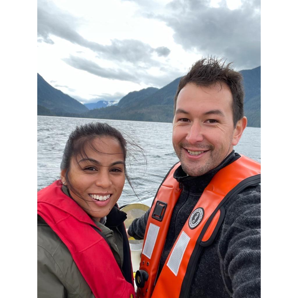 Nina gets to see Orca whales in the wild for the first time