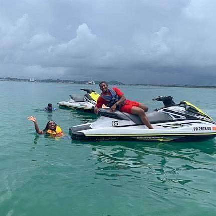2018: Avience can't swim, but she decided to trust the life jacket this day. Puerto Rico (Part 2)