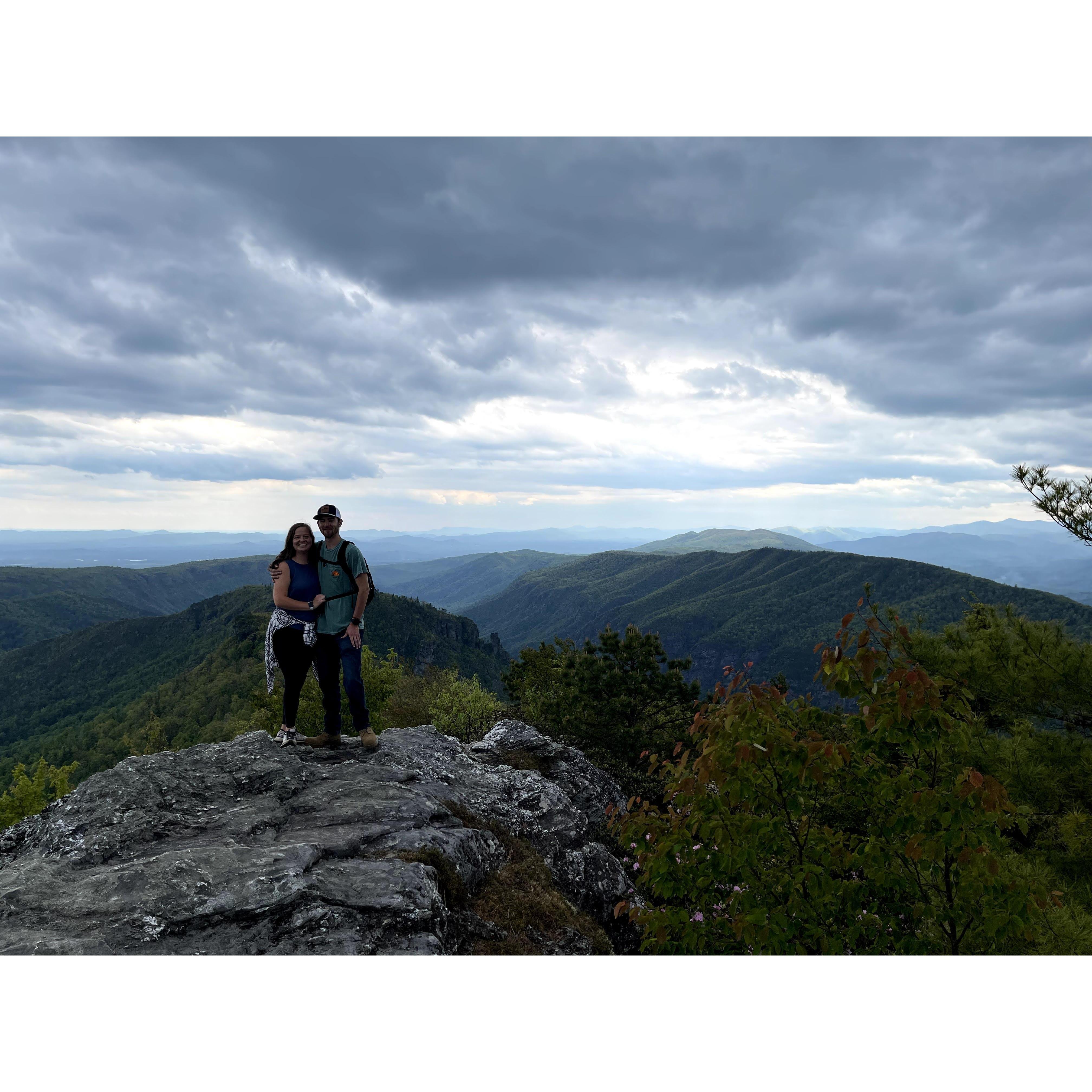 One of our favorite hiking spots and the mountain where we got engaged