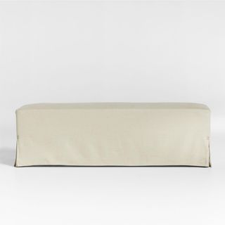Lyra Slipcovered Bench
