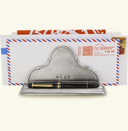 Letter Stand with Pen Rest