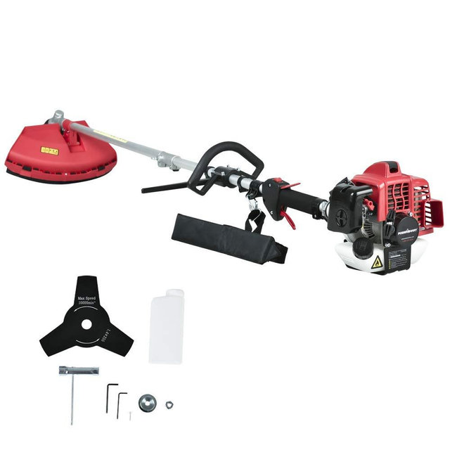 PowerSmart String Trimmer, 2 Stroke Gas Powered String Trimmer, Cordless String Trimmer, Power Trimmer with 10" Brush Cutter Blade, String Line Included, PS4532A
