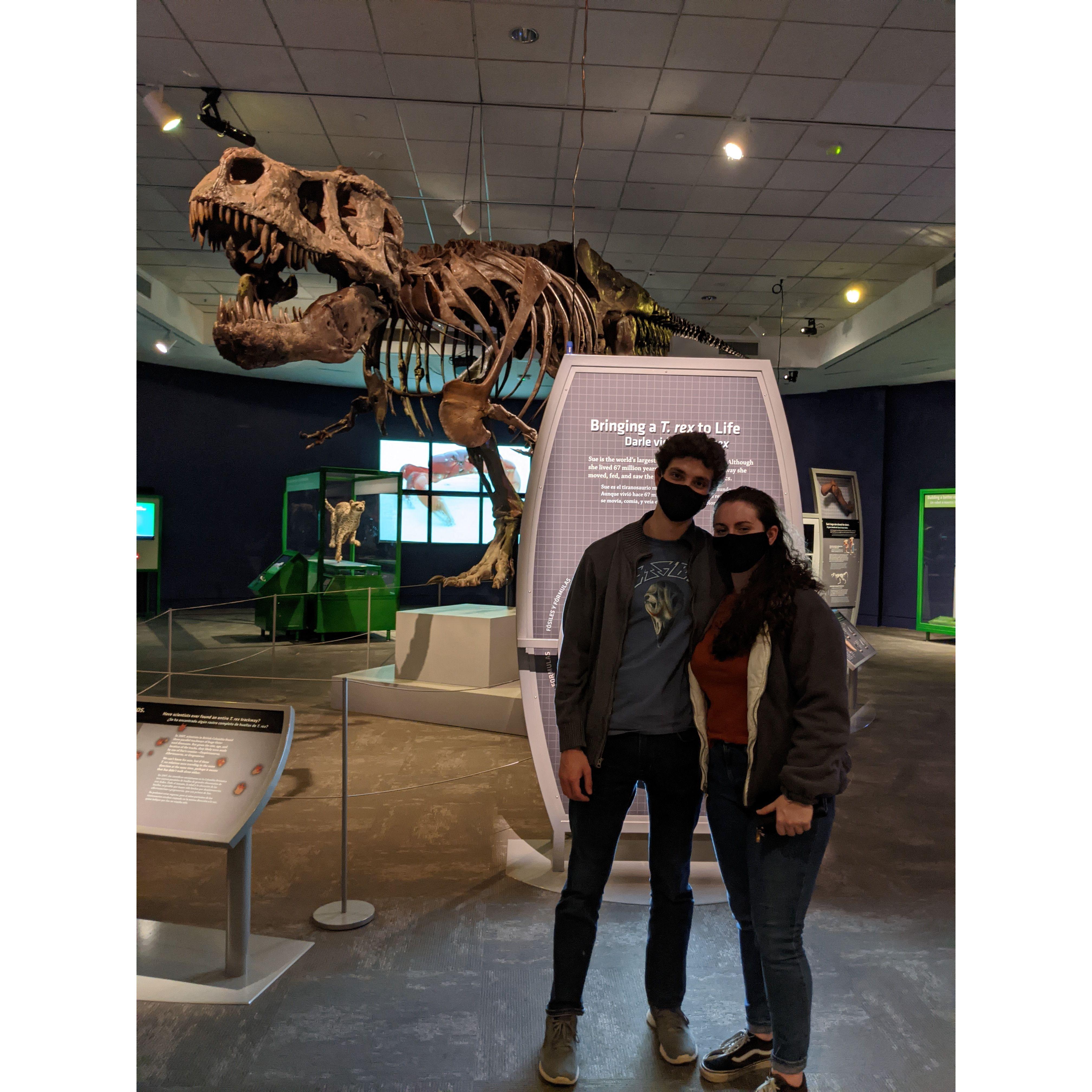 One of our first photos taken as a couple at Fernbank!