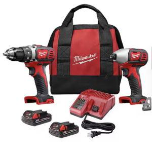 M18 18V Lithium-Ion Cordless Drill Driver/Impact Driver Combo Kit (2-Tool) W/ Two 1.5Ah Batteries, Charger Tool Bag