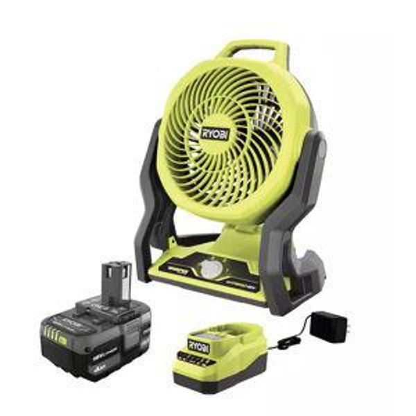 ONE+ 18V Cordless Hybrid WHISPER SERIES 7-1/2 in. Fan Kit with 4.0 Ah Battery and Charger