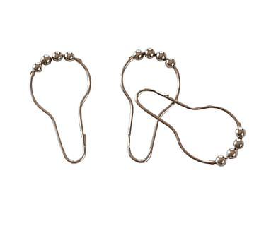 Roller Rings, Set of 12, Satin Nickel finish