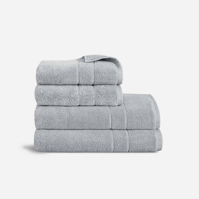 Super-Plush Bath Towel Bundle: Smoke