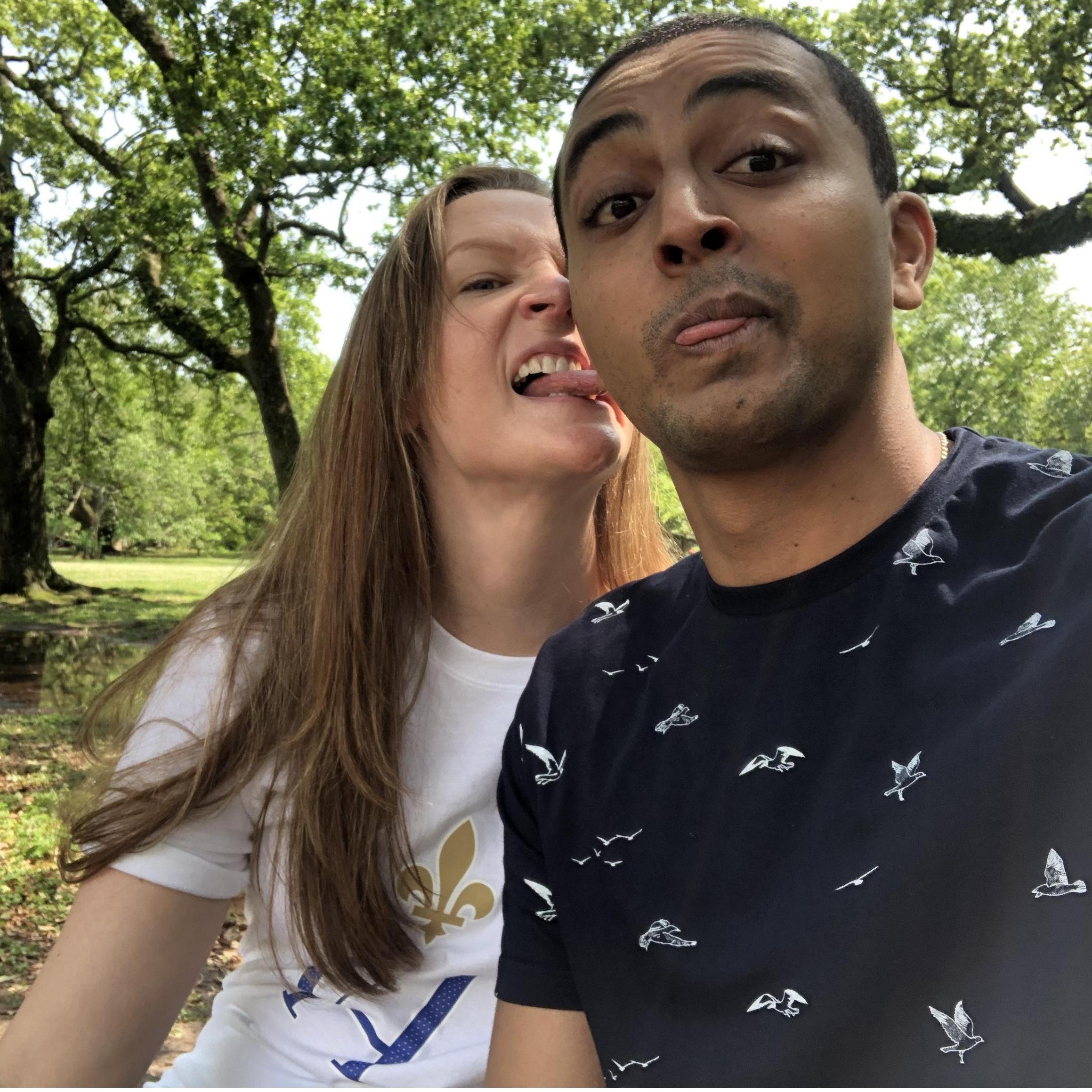 This photo pretty much sums up our entire relationship!