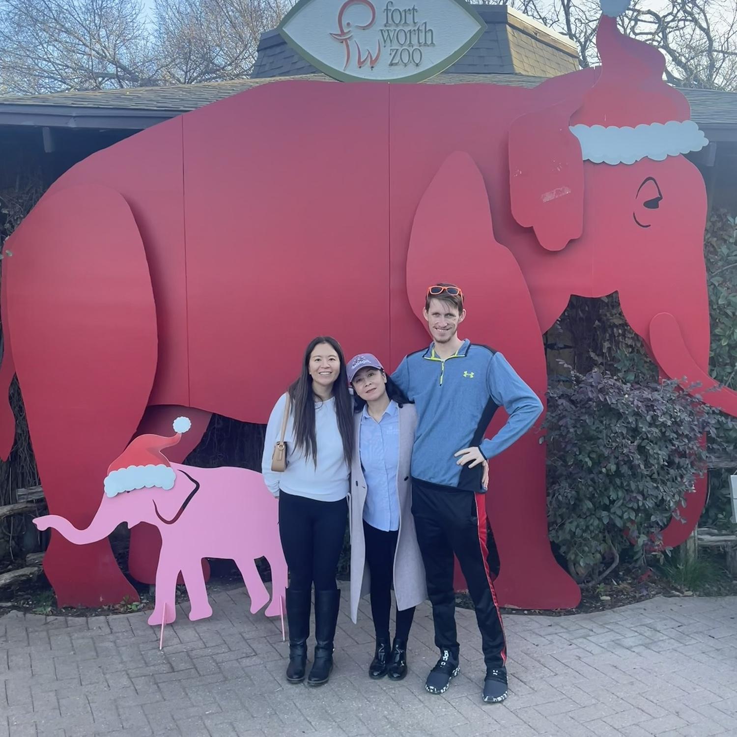 Nina’s mom visited them during Christmas 2025, she liked Benjamin a lot!