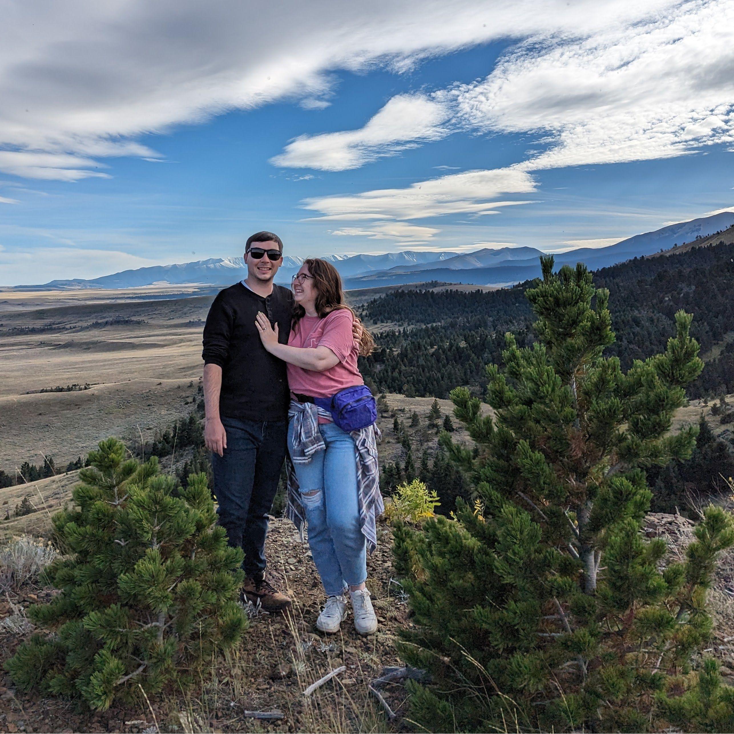 At 26, visiting the Moore Livestock ranch in Montana