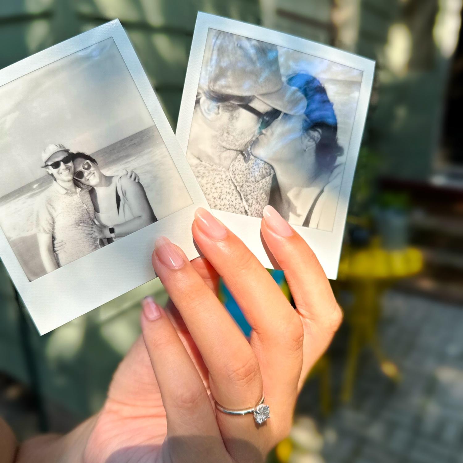 Our first pics the day we got engaged 💍