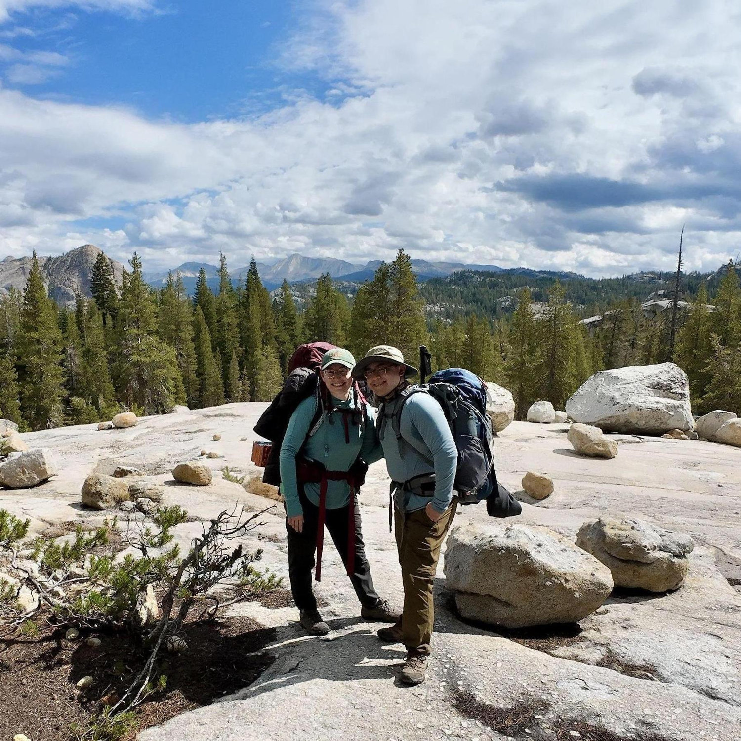 Backpacking with friends in Yosemite