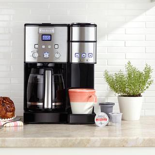 Combo 12 Cup Coffee Maker and Single Serve Brewer