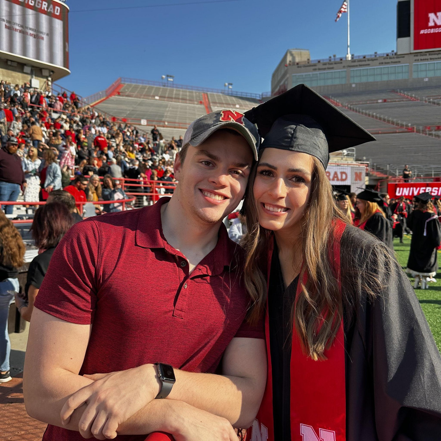 Liz's undergrad graduation