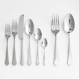 Masia 50-Piece Flatware and Serveware Set + Reviews | Crate & Barrel