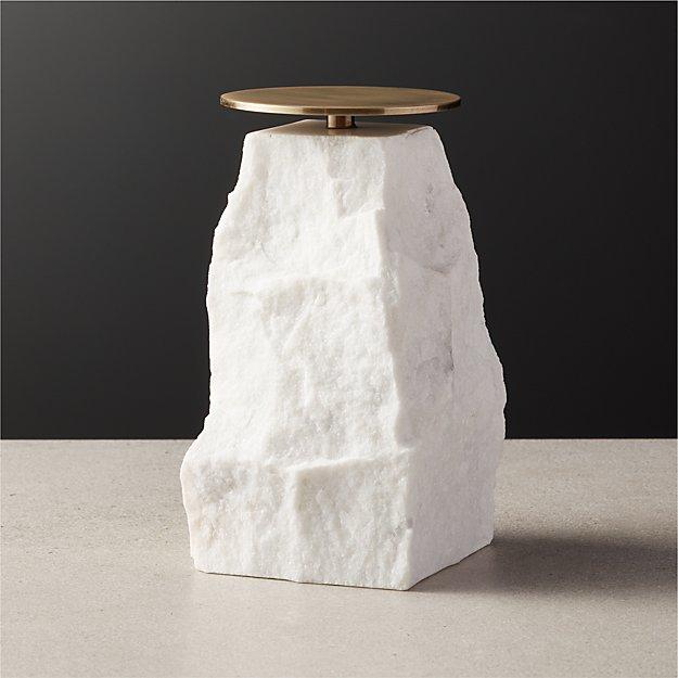 Matter Cut Pillar Candle Holder Large