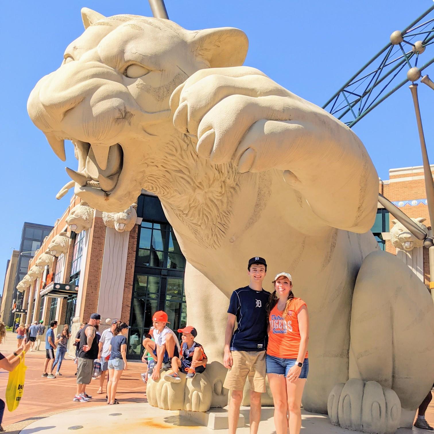 First Tigers game together 2021.