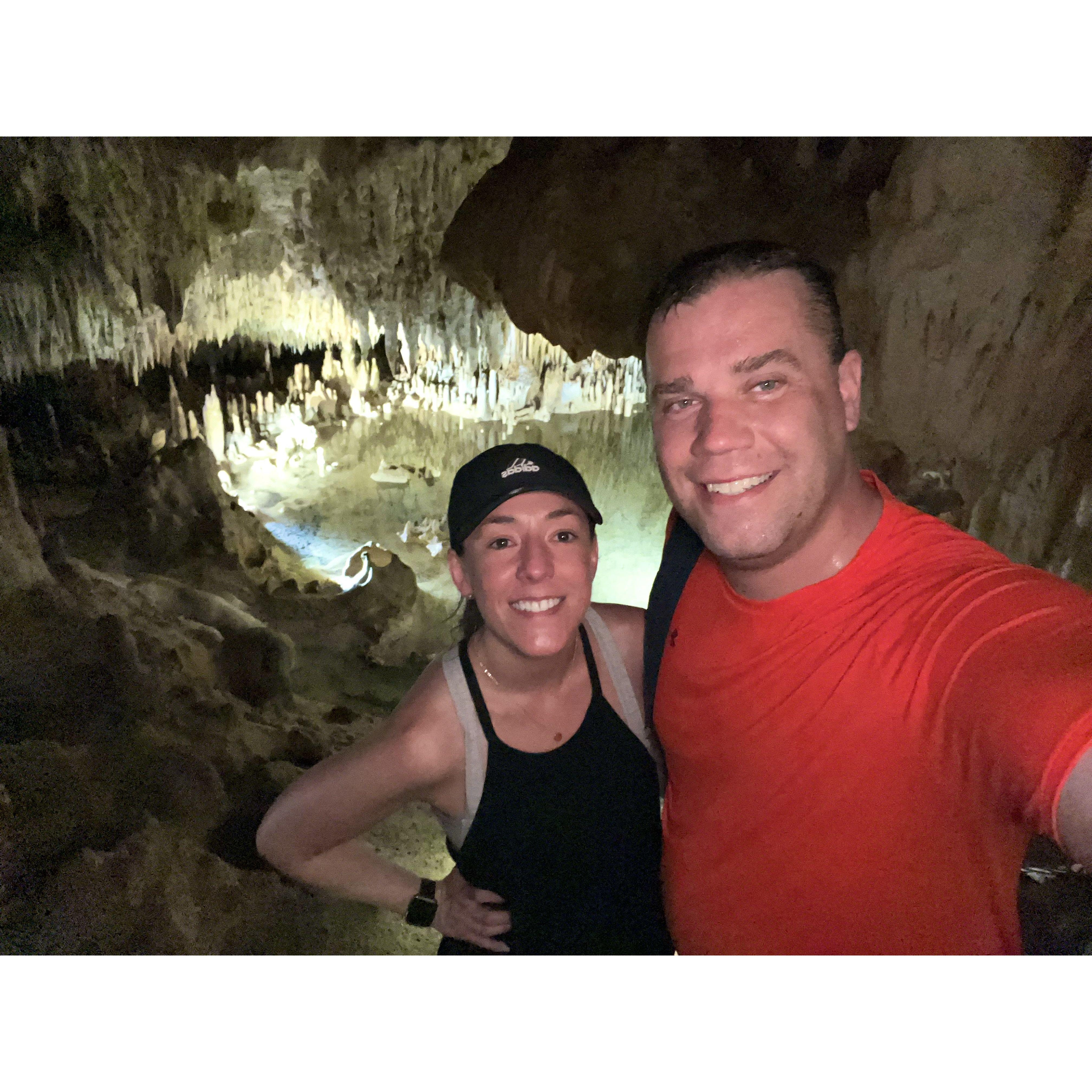 Cave exploration in Grand Cayman; May '22