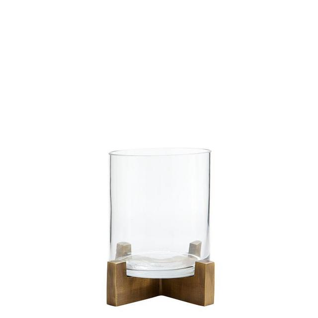 Brooks Cross Bar Hurricane, Brass, Votive