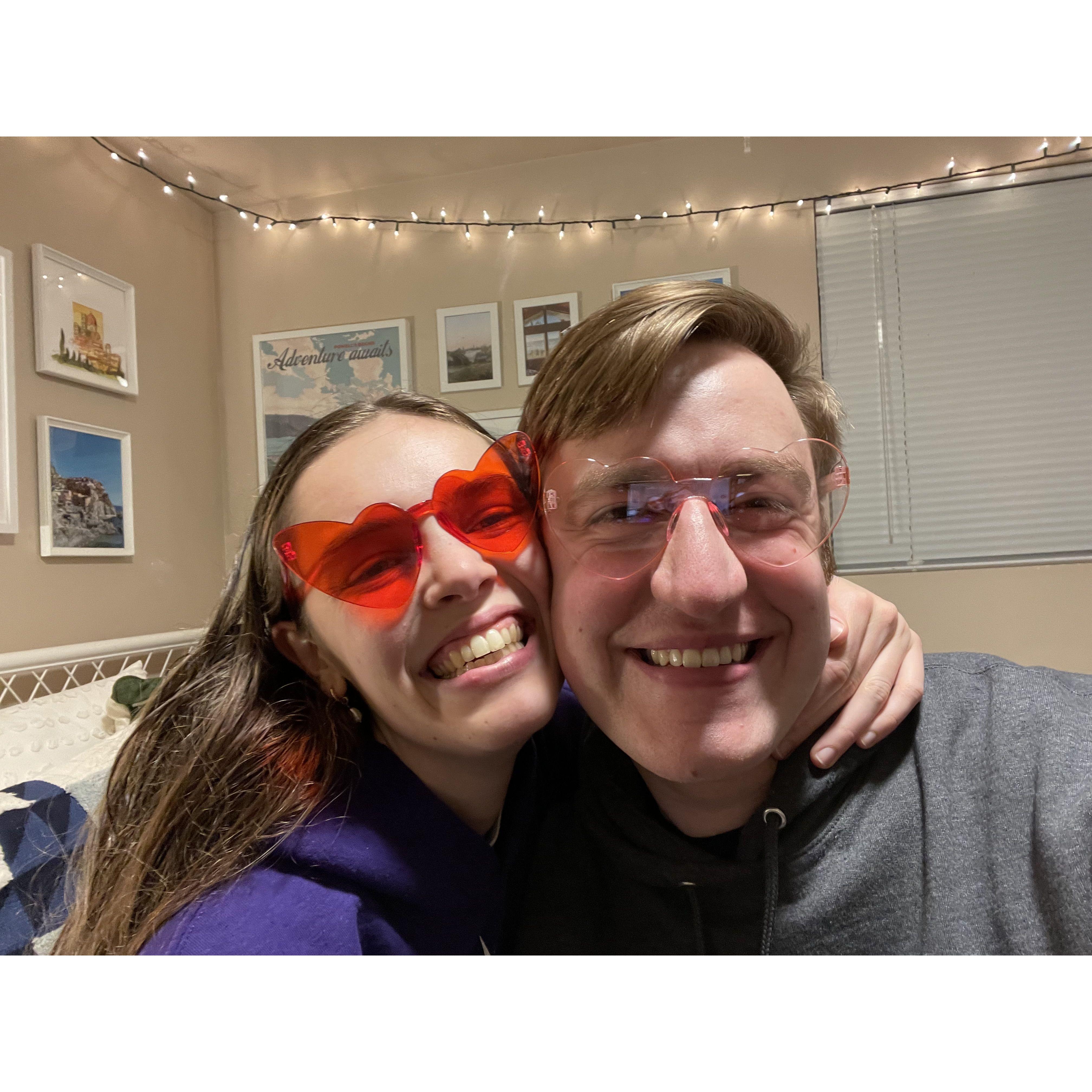 Our first Valentine's Day!