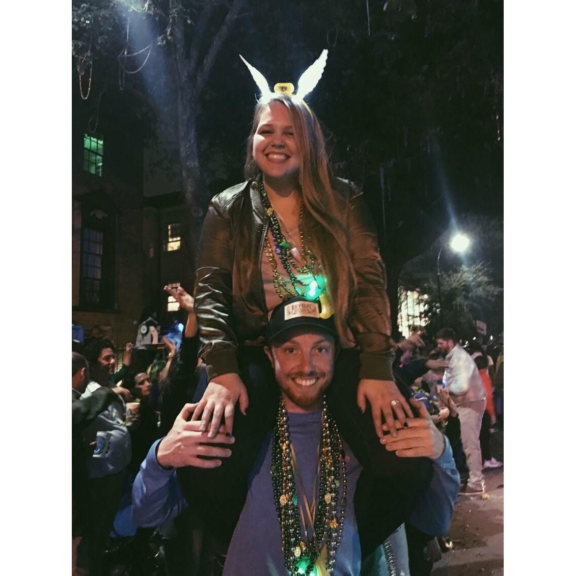 Mardi Gras in New Orleans 2018