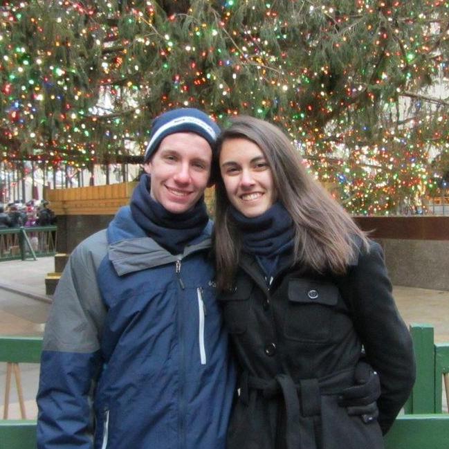 Colby's first trip to NYC at Christmastime with the Mullers