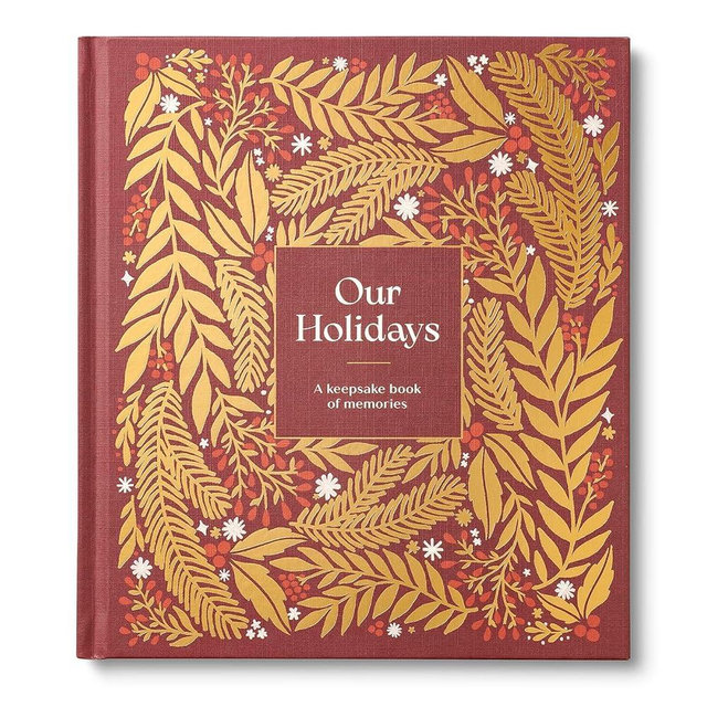 Compendium – Our Holidays: A Keepsake Activity Book to Capture Traditions and Memories – Holiday Journal – Christmas Journal – 20 Years' of Prompts to Record Your Family's Holiday Celebrations