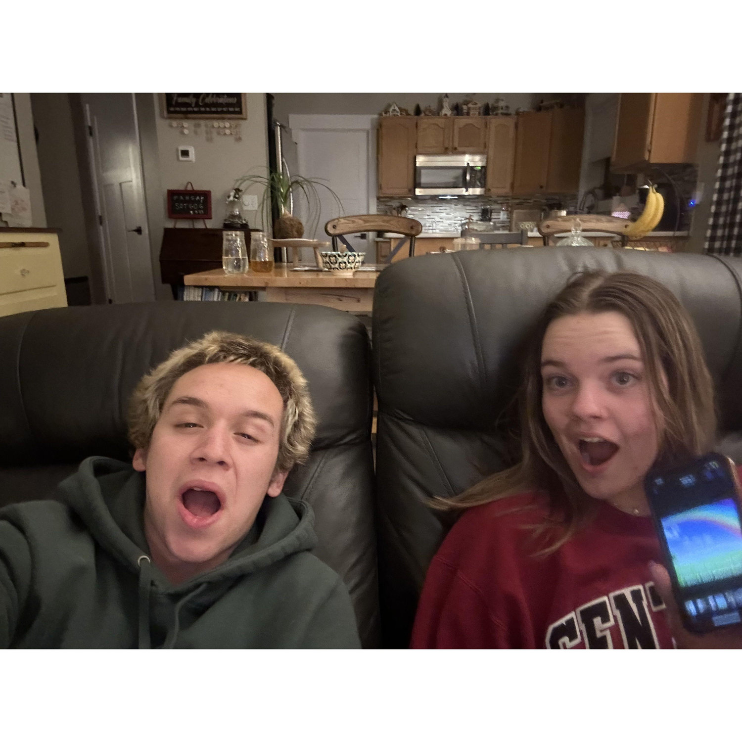 doing homework together late on a saturday evening (lol)