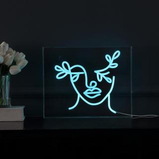 Teary Face Acrylic Neon Light Box