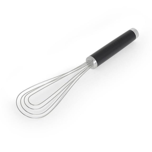 KitchenAid Flat Whisk, Black, 11.5-Inch