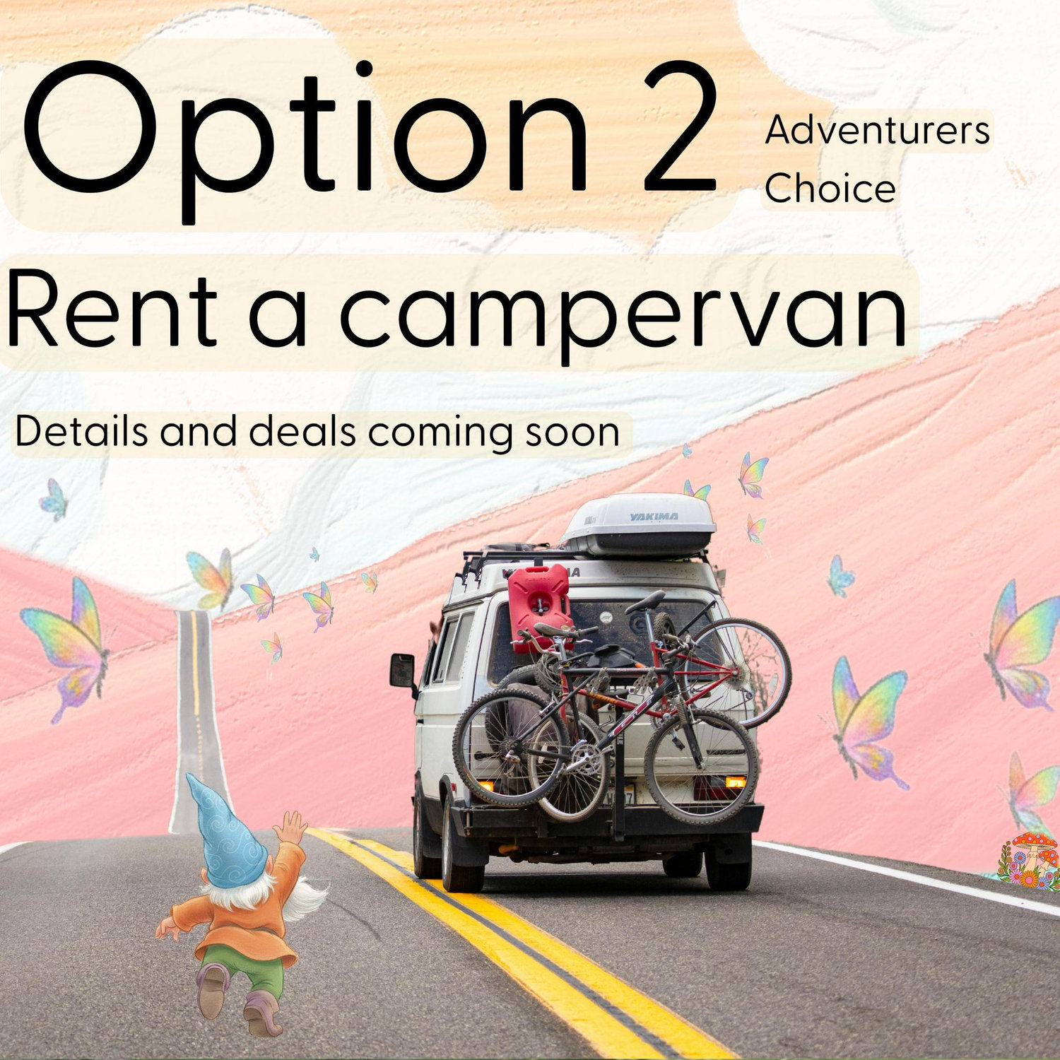 You only live once, and life is measured in memories. The further you go, the more the more you do and the more you'll see! We recommend outdoorsy.com (basically Airbnb for vans).